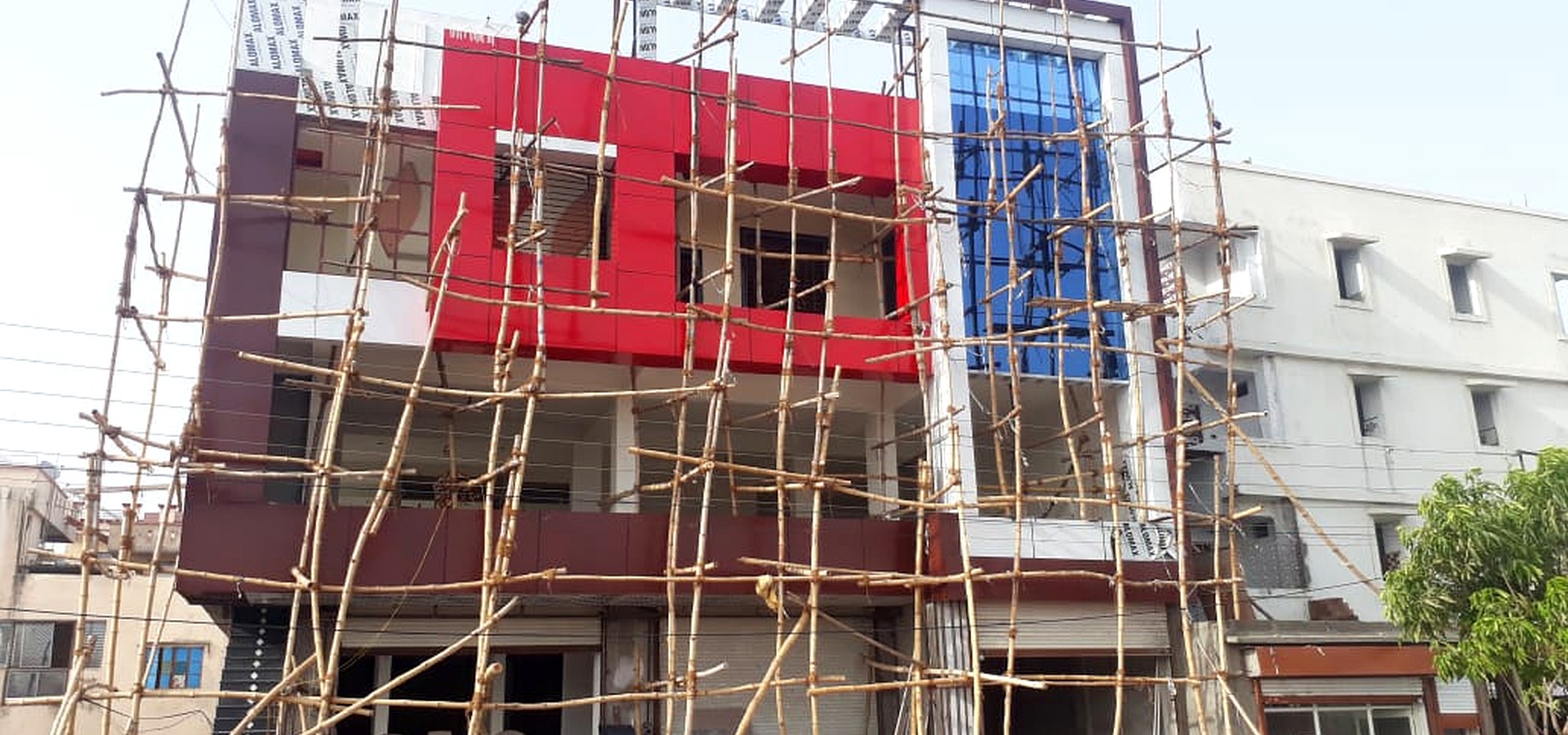 Modern building façade project